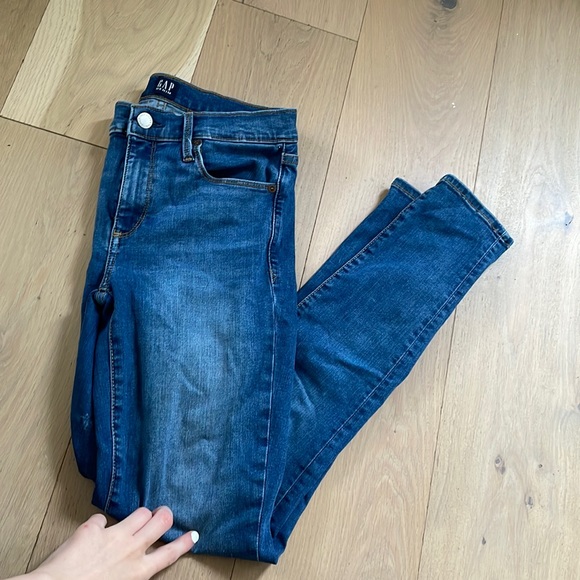 GAP | denim skinny high-rise jeans - Picture 4 of 7